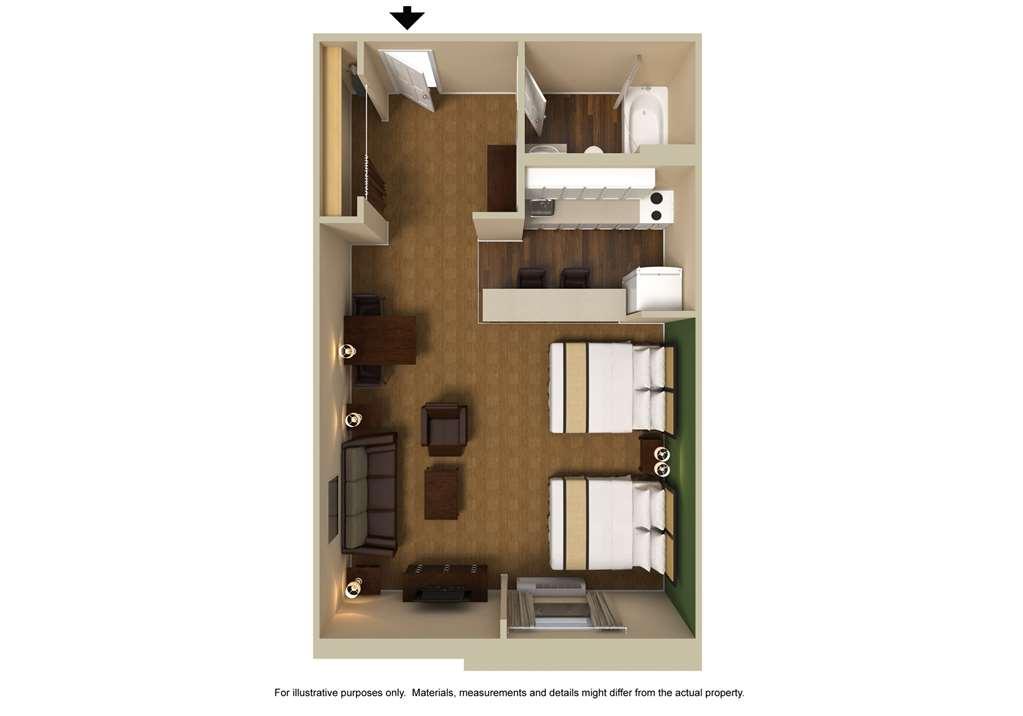 Extended Stay America Select Suites - Des Moines - West Des Moines Clive Quarto foto